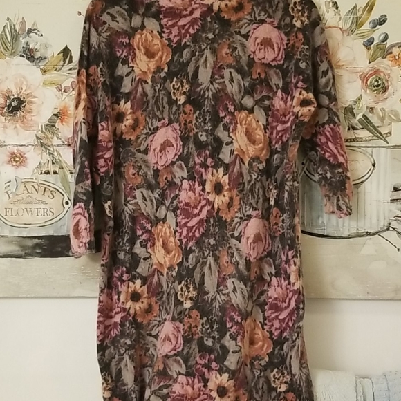 H&M Softest AngoraBlend Floral 3/4 Sleeve Sweater - Picture 4 of 14